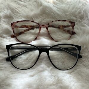 Stylish Tortoise and Black Women's Glasses Set